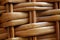 Wooden wicker texture of basketwork for background use