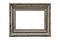 Wooden wide photo frame white background shabby chic greyish luxury