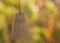 A wooden wind chime isolated