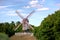 Wooden windmill Bruges / Brugge, Belgium