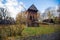 Wooden windmill in skansen Torun, Poland