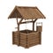 Wooden Wishing Well Isolated