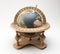 Wooden World Globe Ornament