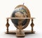 Wooden World Globe Ornament