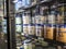 Woodinville, WA USA - circa April 2022: Angled view of gallons of Tillamook ice cream in the freezer section of a Haggen Northwest