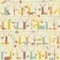 Woodland Animals seamless pattern