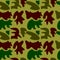 Woodland hunting camoflauge seamless pattern
