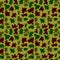 Woodland hunting camoflauge seamless pattern