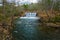 A Woodland View of the Dams at Douthat State Park