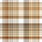 Woodland white tartan seamless pattern textile. Tonal autumnal forest plaid with organic texture. Background of orange