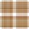 Woodland white tartan seamless pattern textile. Tonal autumnal forest plaid with organic texture. Background of orange