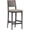 Woodlands Bar Stool with white background,HENRIKSDAL Bar stool with backrest, Bar stool with backrest frame, Stag Bar Stool Mocca