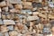 The Woodshed` HD cut wood pile stock photo