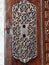 Woodworking on a mosque door very nicely decorated from the 16th century