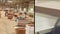 Woodworking multiwindow video. Woodworking factory collage. Modern woodworking factory. Large woodworking factory