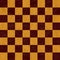 Woody brown and beige chessboard seamless pattern