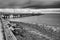 Woody Point Jetty. Black and White.