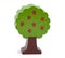 Woody toy apple tree