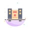 Woofer, Loud, Speaker, Music Abstract Flat Color Icon Template