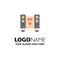 Woofer, Loud, Speaker, Music Business Logo Template. Flat Color