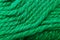 Wool yarn close up colorful aquamarine threads for needlework in macro