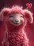 Woolen Whimsy: A Tale of Cheerful Sheep and Crimson Hearts