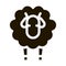 Woolly Sheep Lamb Animal Icon Illustration