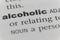 The Word Alcoholic Close Up