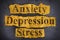 Word Anxiety, Depression and Stress