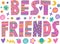 Word art Best Friends