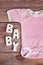 Word baby and child clothing