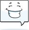 Word Balloon Smiling