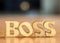 The word `boss`