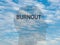 Word Burnout On Transparent Head Silhouette Against A Cloudy Sky, illustration