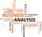 Word cloud - business analysis