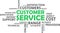 Word cloud - customer service