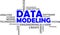 Word cloud - data modeling