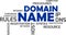 Word cloud - domain name