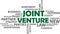 Word cloud - joint venture