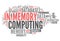 Word Cloud In-Memory Computing