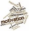 Word cloud for Motivation