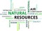 Word cloud - natural resources