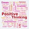 Word Cloud - Positive Thinking