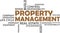 Word cloud - property management