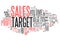 Word Cloud Sales Target