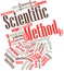 Word cloud for Scientific Method