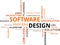 Word cloud - software design
