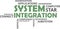 Word cloud - system integration