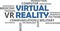 Word cloud - virtual reality