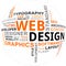 Word cloud - web design